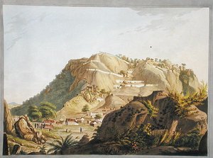 Vista suroeste de Ootra-Durgum, ilustración de 