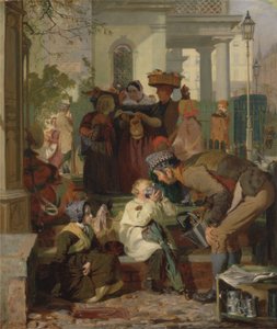 Refrescando al Cansado, c.1847 de Robert Hannah