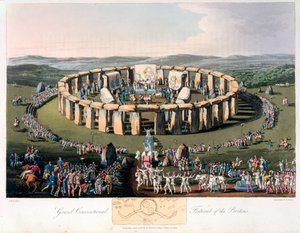 Gran festival convencional de los británicos, 1815 de Robert Havell