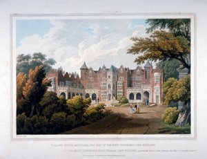Casa de Holanda, Kensington, Londres, 1817 de Robert Havell