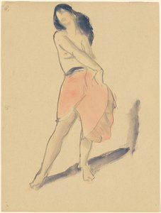 Bailarina con Falda Roja, No. 2 de Robert Henri
