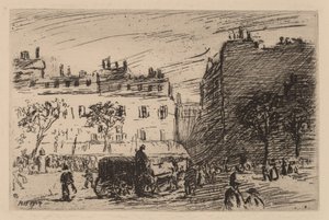 Escena de calle en París