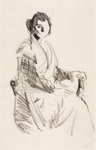 Mujer sentada de Robert Henri