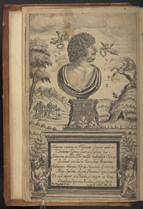 Frontispicio de las Hespérides, o Las Obras… de Robert Herrick