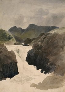 Skelwith Force, Westmorland, 1800-1820 de Robert Hills