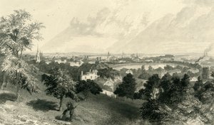 Ciudad de Providence, desde Prospect Hill, 1872 de Robert Hinshelwood
