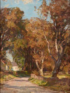 Al borde del camino cerca de Colvend Manse, Dalbeattie de Robert Hope