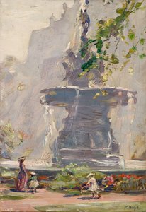 La Fuente, Jardines de Princes Street, Edimburgo de Robert Hope