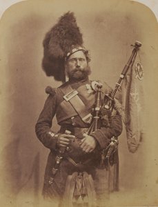 Gaitero David Muir, 42º Highlanders (Black Watch) de Robert Howlett
