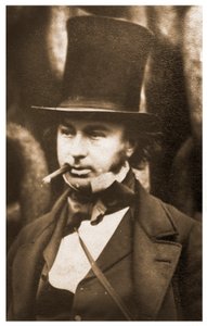 Retrato de Isambard Kingdom Brunel junto a las Cadenas de Lanzamiento del SS Great Eastern
