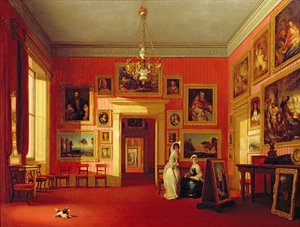 Galería de cuadros de Lord Northwick en Thirlestaine House, c.1846-47 de Robert Huskisson