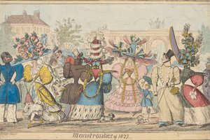 Monstruosidades de 1827 de Robert Isaac Cruikshank