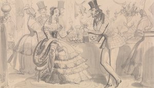 Refrescos públicos en la alta sociedad de Robert Isaac Cruikshank
