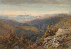 Vista de montaña, 1863-67 de Robert J. Pattison