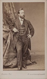 Retrato del pintor Ludwig Knaus 1829-1910 de Robert Jefferson Bingham