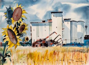 Elevador de grano, Kansas de Robert Johnson