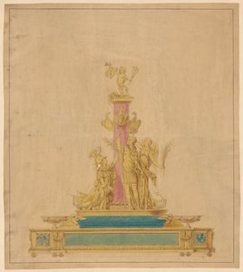 Dibujo para un tintero de Robert Joseph Auguste