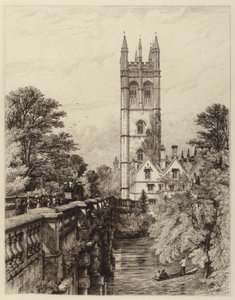 Torre y puente de Magdalen de Robert Kent after Thomas