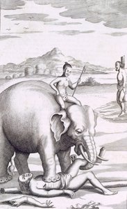 Una ejecución por un elefante, pub. 1681