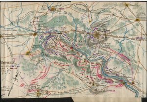(Mapa de la Primera Batalla de Bull Run) LOC gvhs01.vhs00060