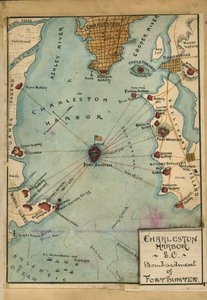 Puerto de Charleston, Carolina del Sur. Bombardeo de Fort Sumter. LOC gvhs01.vhs00058