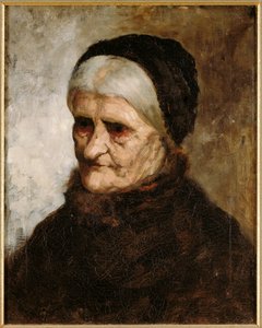Cabeza de una anciana
