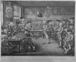 Corte de Equidad, Belle Sauvage Inn, Ludgate Hill, Ciudad de Londres, 1778 de Robert Laurie