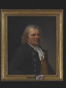 Retrato de un anciano (óleo sobre lienzo) de Robert Lefevre