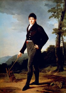 Retrato del Conde Andrey Bezborodko, 1804 de Robert Lefevre