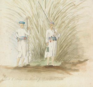 Dos Coongs con el uniforme adecuado de Robert Mabon