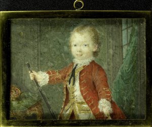 Guillermo V (1748-1806), príncipe de Orange-Nassau, de niño