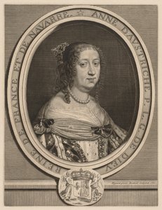 Ana de Austria, Reina de Francia, 1660 de Robert Nanteuil