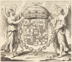 Armas de Carlos II, Duque de Mantua de Robert Nanteuil