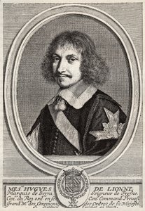 Hugues de Lionne (1611-1671), Marqués de Fresnes, Señor de Berny, fue un diplomático y ministro de estado bajo Luis XIV. Grabado por Robert Nanteuil. Colección privada