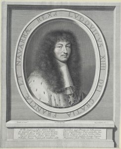 Rey de Francia Luis XIV de Robert Nanteuil