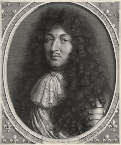 Luis XIV, rey de Francia (1638-1678) de Robert Nanteuil