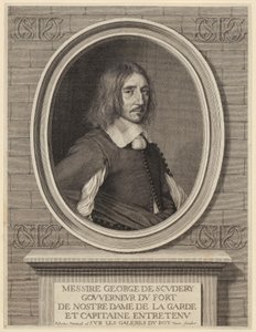 Retrato de George de Scudéry de Robert Nanteuil