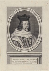 Retrato de Jacques Le Coigneux de Robert Nanteuil
