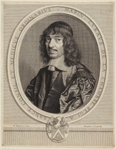 Retrato de Marin Cureau de La Chambre de Robert Nanteuil