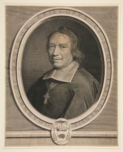 Retrato de Jean de Maupeou, obispo y conde de Chalons-sur-Saone de Robert Nanteuil
