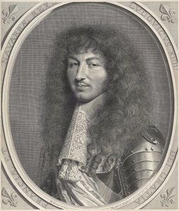 Retrato de Luis XIV de Robert Nanteuil