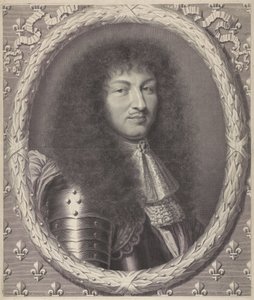 Retrato de Luis XIV, rey de Francia de Robert Nanteuil