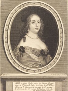 Luis María, Reina de Polonia de Robert Nanteuil after Justus van Verus