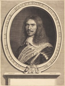 Mariscal de Turenne de Robert Nanteuil after Philippe de Champaigne