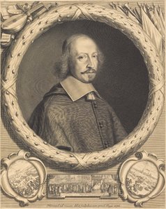 Cardenal Jules Mazarin de Robert Nanteuil and Israël Silvestre