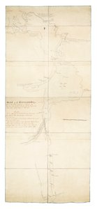 Croquis de la comunicación desde York, en el lago Ontario, hasta Glouscester [sic] o la bahía Machidash, en el lago Hurón, realizado por el teniente t Pilkington, de los Ingenieros Royales, y Alex.r Aitken, topógrafo adjunto, en octubre de 1793. de Robert Pilkington