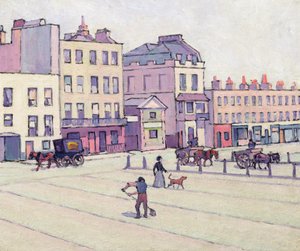La casa de pesaje, mercado de Cumberland, c.1914 de Robert Polhill Bevan