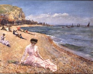 Niña en la Playa de Robert Ponsonby Staples
