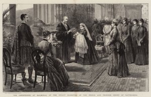 El bautizo en Balmoral de la hija del Príncipe y la Princesa Enrique de Battenberg