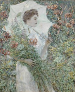 El parasol blanco
